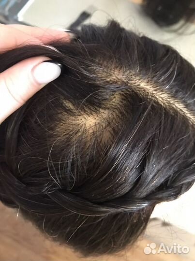 Голова манекен с натуральными волосами