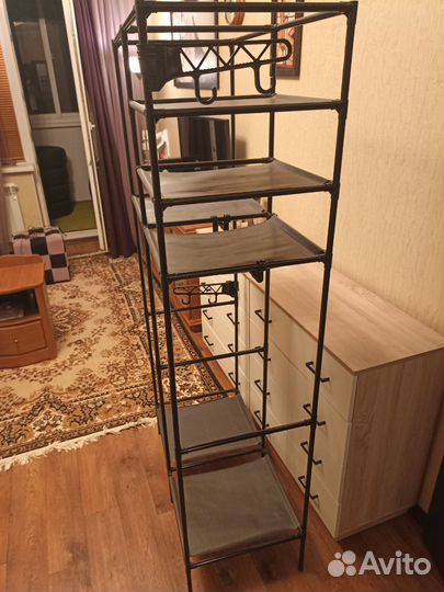 Вешалка для одежды напольная металлическая