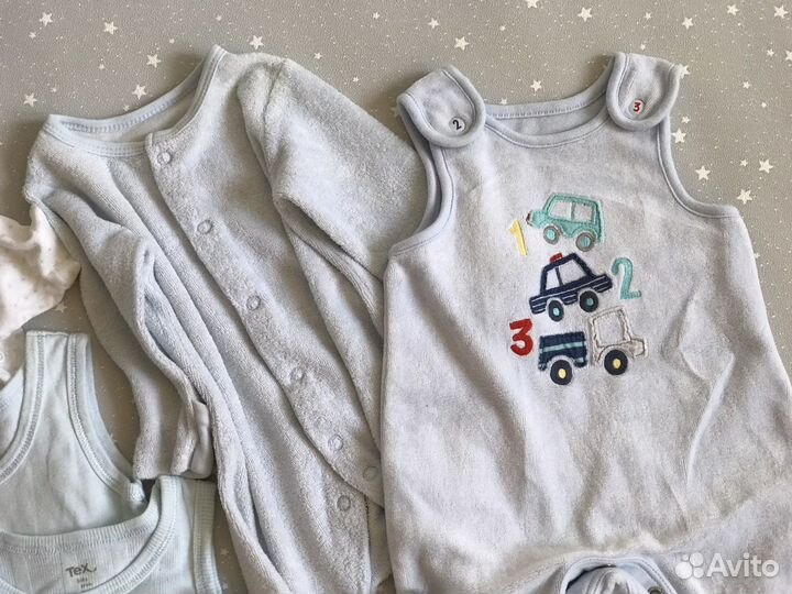 Детская одежда для мальчиков 1-3 месяца