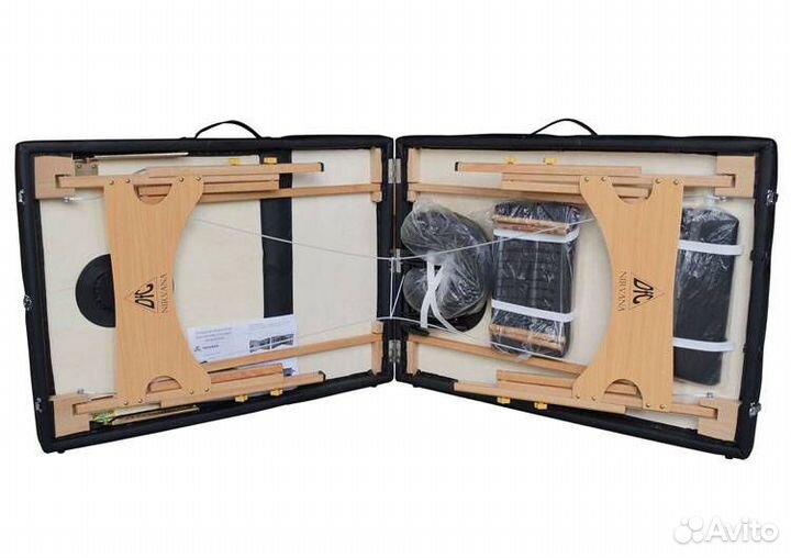 Массажный стол DFC Nirvana Relax Pro Black (черный