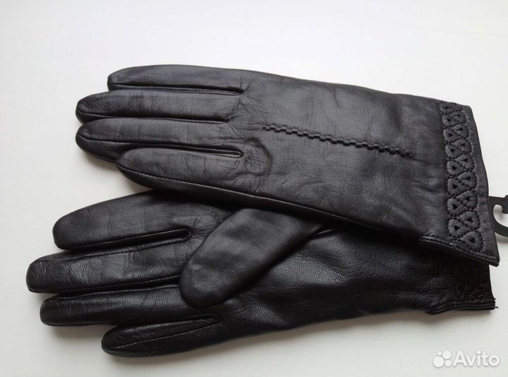 Перчатки кожаные