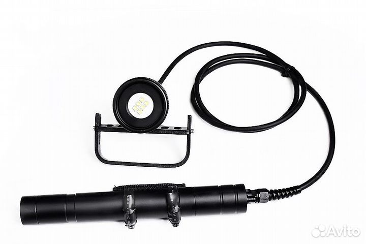 Подводный фонарь видеосвет канистровый 4500lm 200m