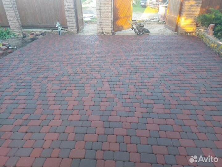 Укладка тротуарной плитки бордюров под ключ