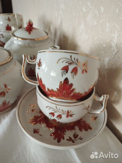 Сервиз чайный СССР Барбарисы Вербилки