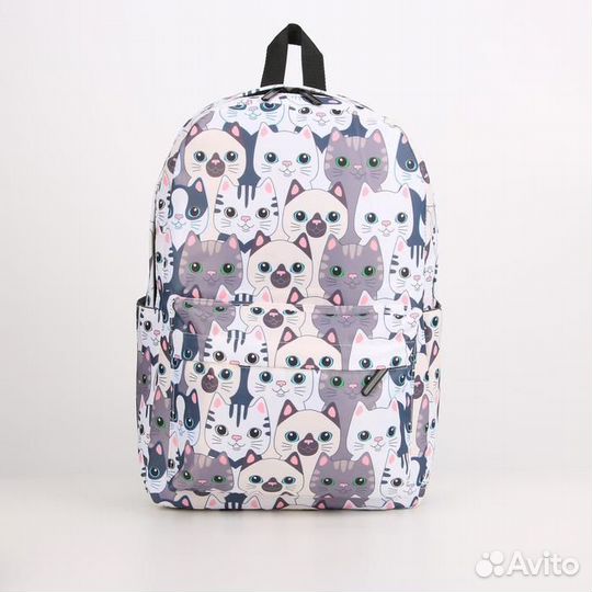 Рюкзак, отдел на молнии, наружный карман, 2 боковы