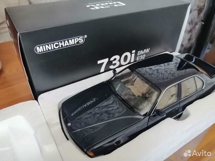 Продам масштабную модель BMW 730i 1:18minichamps
