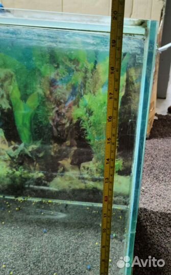 Аквариум 140 литров с крышкой, фильтр, лампа