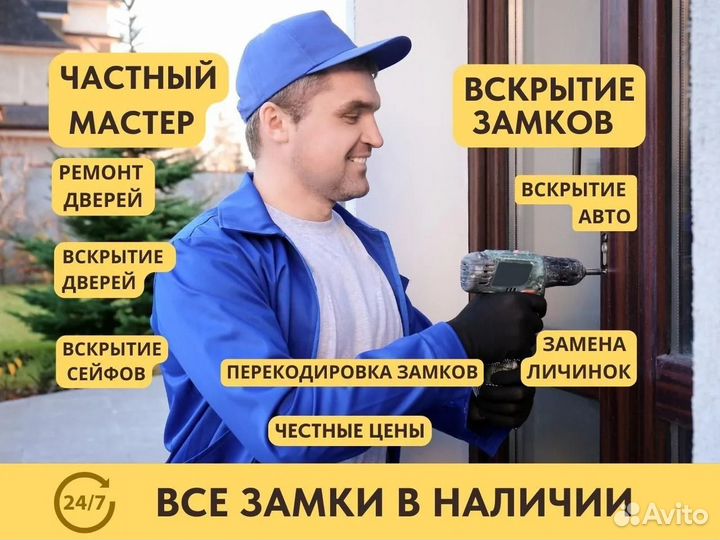 Вскрытие замков, замена,установка, ремонт