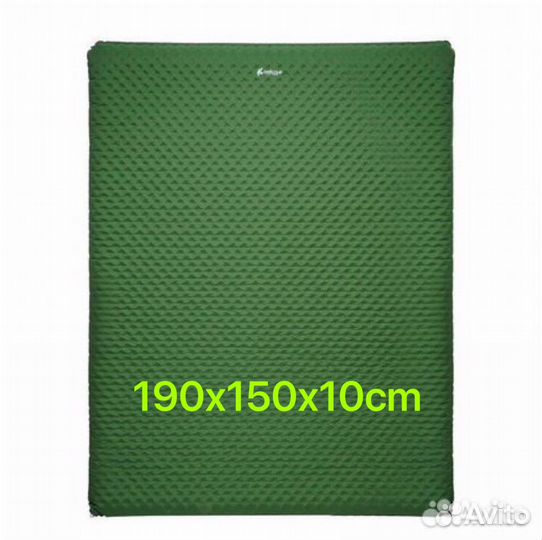 Самонадувающиеся матрац 2х спальный 190х150х10см