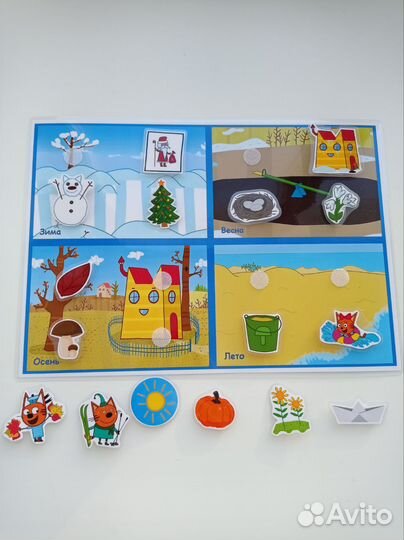 Развивающие игрушки. Игра на липучках