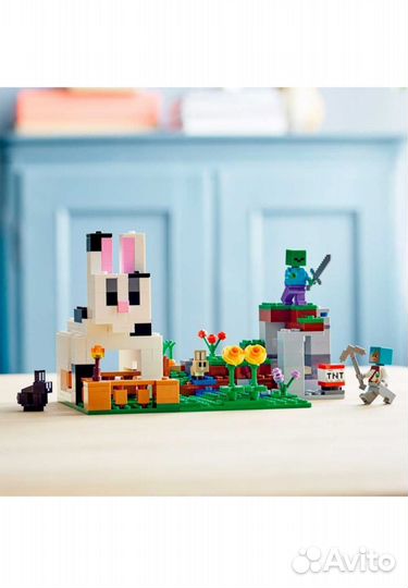 Lego Minecraft 21181 Кроличье ранчо