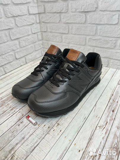 Кроссовки Великаны New Balance 574 кожаные