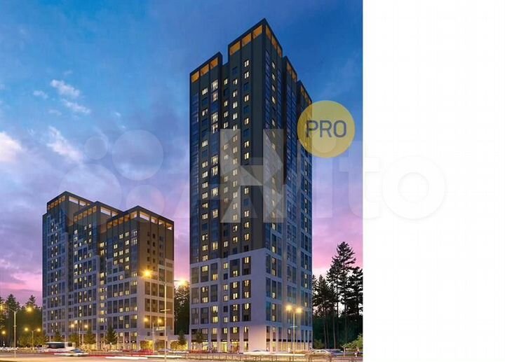 2-к. квартира, 58,1 м², 14/21 эт.