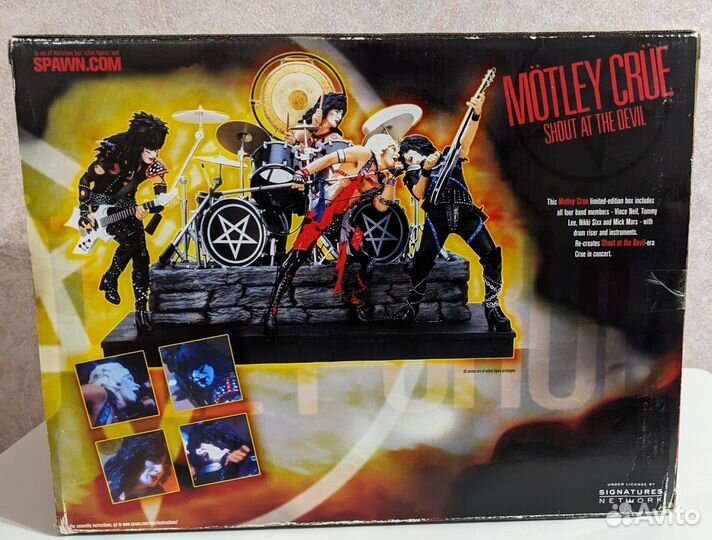 Эксклюзивный сет Motley Crue McFarlane новый