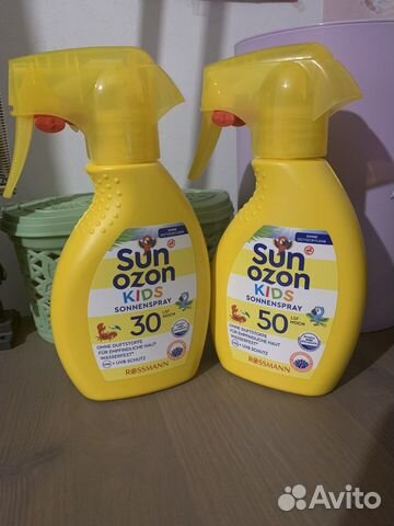 Солнцезащитный детский спрей от загара, Rossmann