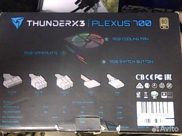 Модульный Блок питания thunderx3/plexus700 Gold