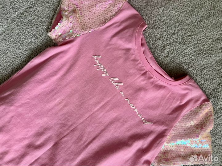 Джинсовка, спортивеый костюм девочку рост 134