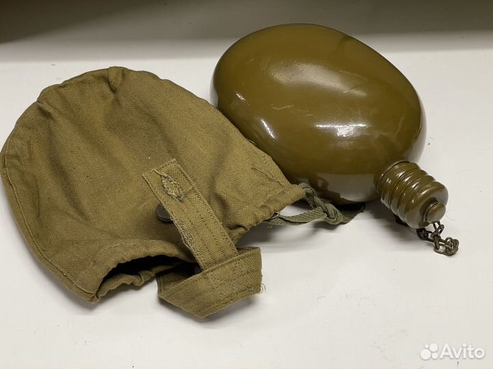 Фляжка армейская с чехлом
