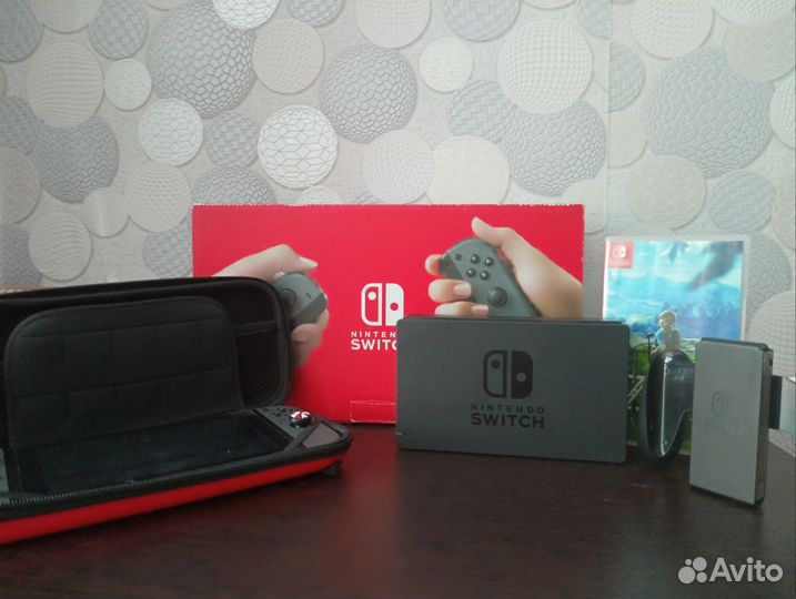 Nintendo switch с игрой+128гб