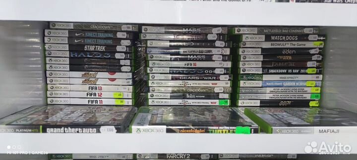 Игры на дисках на Xbox 360 диски