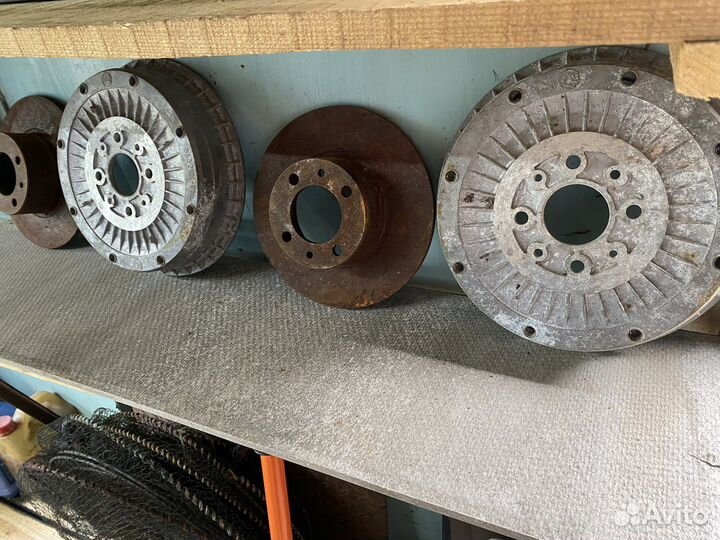 Задний барабан и диск ваз