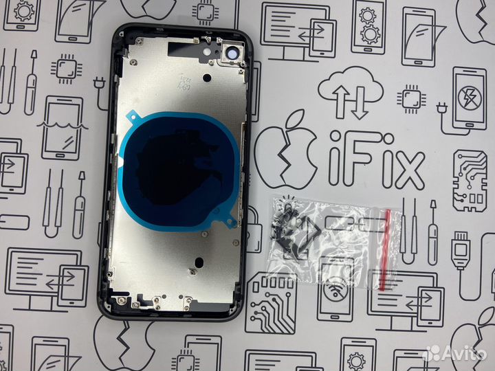 Корпус для iPhone SE 2020 (чёрный) orig Завод