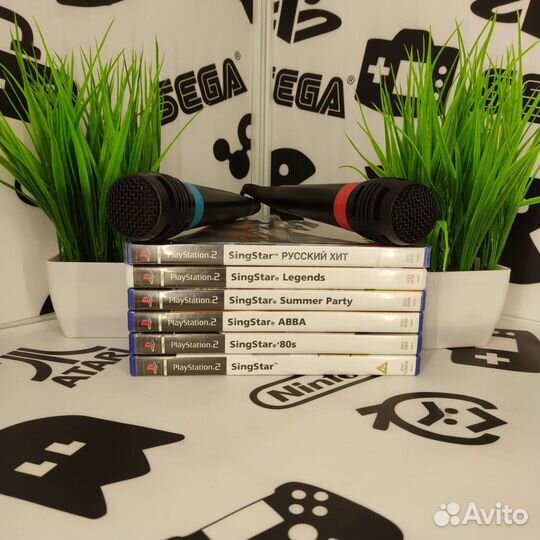 SingStar (PS2) + 6 игр