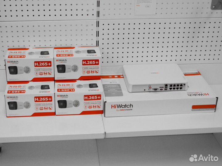 IP-камеры HiWatch 4Mpx с видеорегистратором