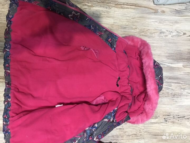 Детский зимний костюм на девочку