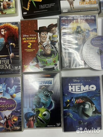 DVD диски мультфильмы, ввс фильмы и др 22 шт