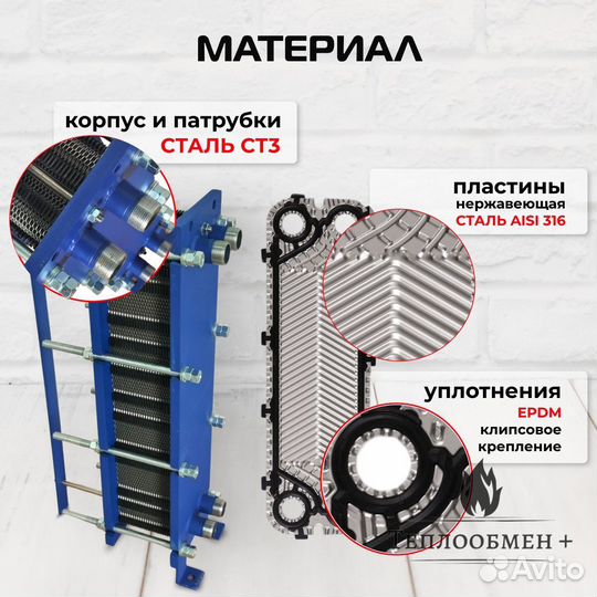 Теплообменник водяной SN08-50 для 1750 м2 175кВт