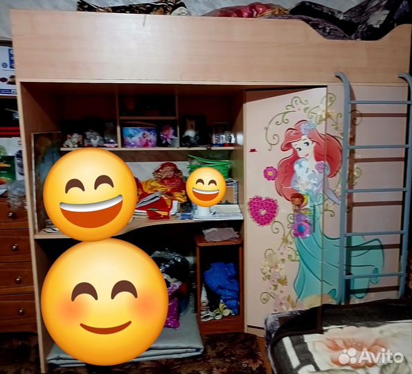 Уголок подростка чердак