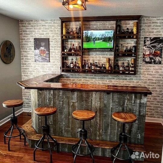 Стойка ресепшн для барбершопа