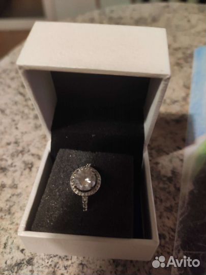 Swarovski серьги кольца