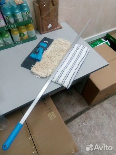 Швабра для мытья полов +2 тряпки