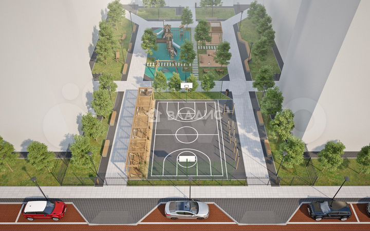 2-к. квартира, 64,7 м², 6/9 эт.