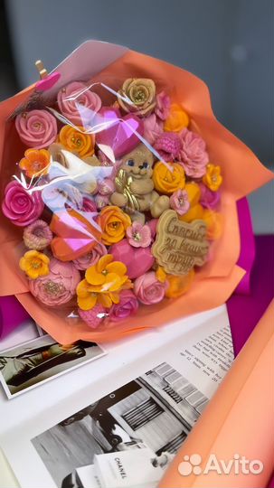 Шоколадный букет, букет из шоколадных цветов