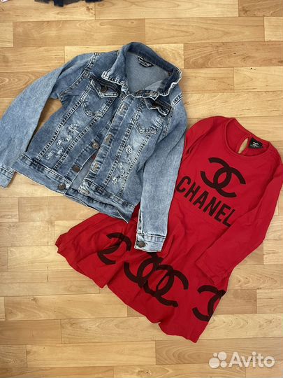 Пакет одежды на девочку 110