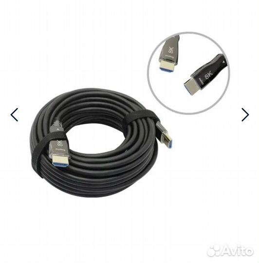 Кабель hdmi 15 метров 8K (оптоволокно)
