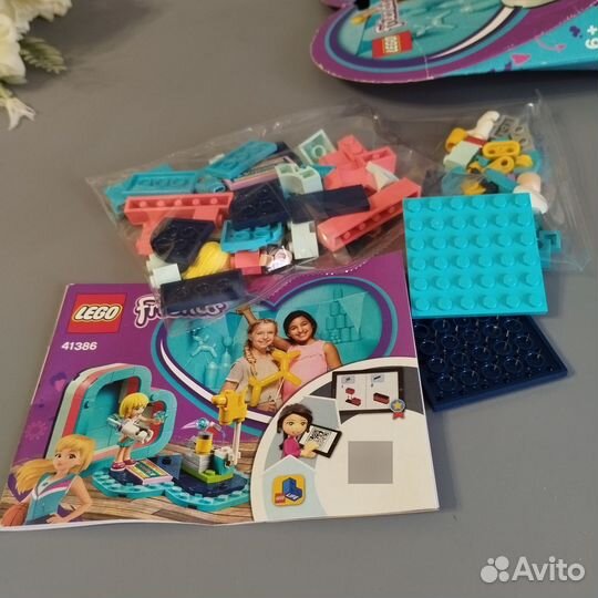 Lego. Летняя шкатулка -сердечко Стефани