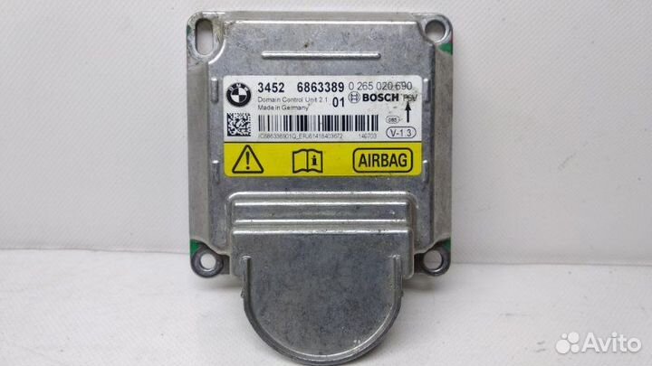 Блок управления аирбаг Bmw 3-Series F30 1.6 2014