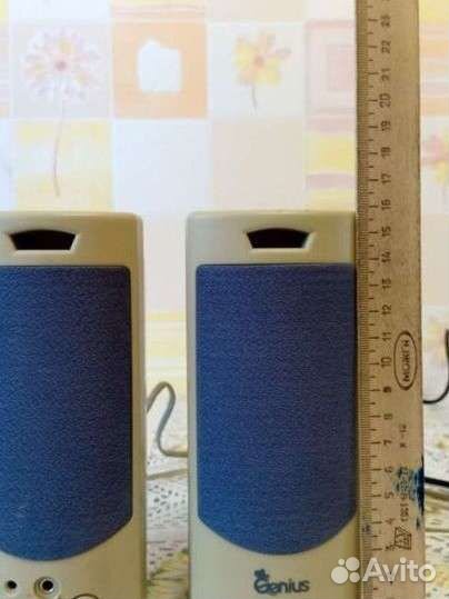 Компьютерные колонки с сабвуфером рабочии