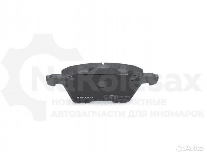 Колодки тормозные передние к-кт Metaco 3000-327