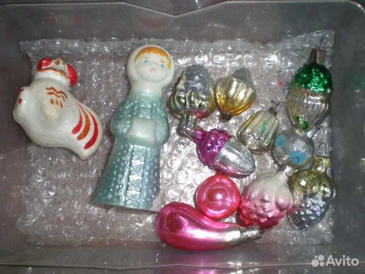 Коллекционные елочные новогодние игрушки СССР