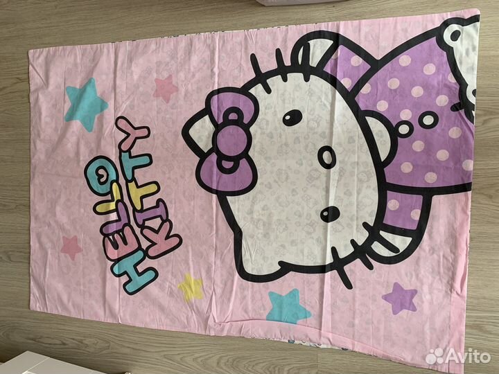 Новое детское постельное белье hello kitty