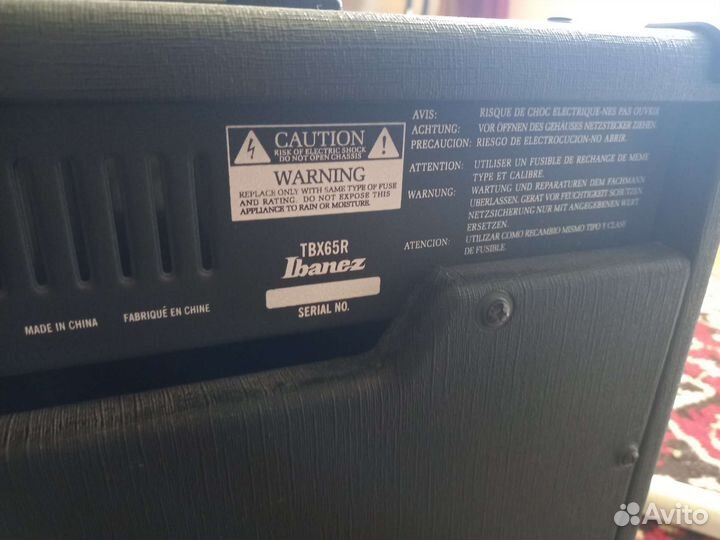 Комбоусилитель ibanez TBX65r