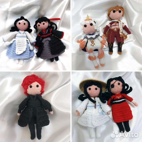 Вязаные куклы на заказ