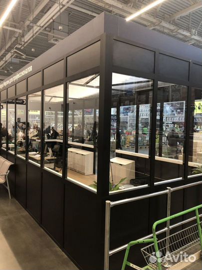 Офисные перегородки светопрозрачные