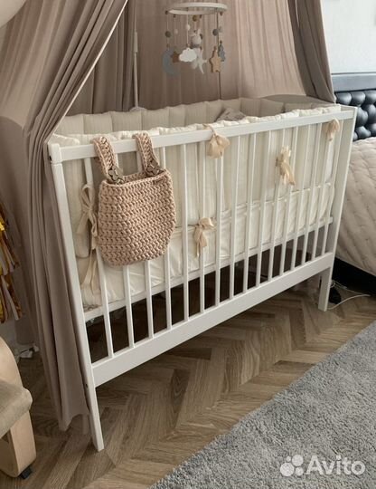 Бортики в детскую кроватку