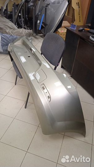 Бампер задний Рено Логан Фаза 2 в цвет